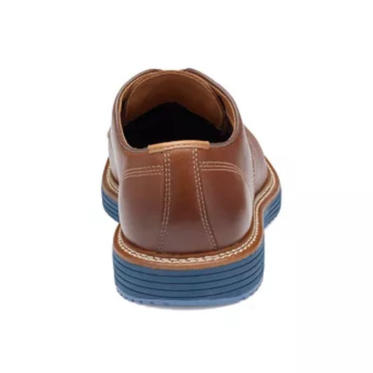 Upton Plain Toe in Tan Full Grain by Johnston & Murphy