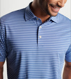 Drum Performance Jersey Polo in Astral Blue by Peter Millar