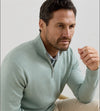 Coolspun Lite Cotton Quarter-Zip Sweater in Grandview by Peter Millar