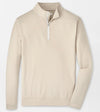 Perth Mélange Performance Quarter-Zip in Biscuit by Peter Millar