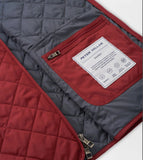 Essex Quilted Travel Vest in Celosia Red by Peter Millar