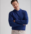 Pine Waffle Performance Hoodie in Sport Navy by Peter Millar
