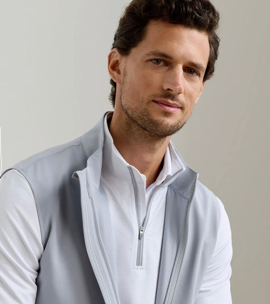 Dunes Vest in Gale Grey by Peter Millar