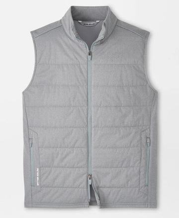 Fuse Hybrid Vest in Oslo Grey by Peter Millar