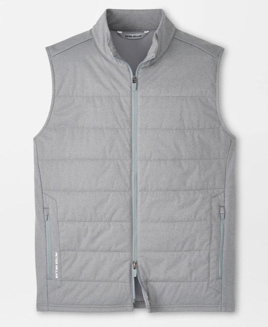 Fuse Hybrid Vest in Oslo Grey by Peter Millar