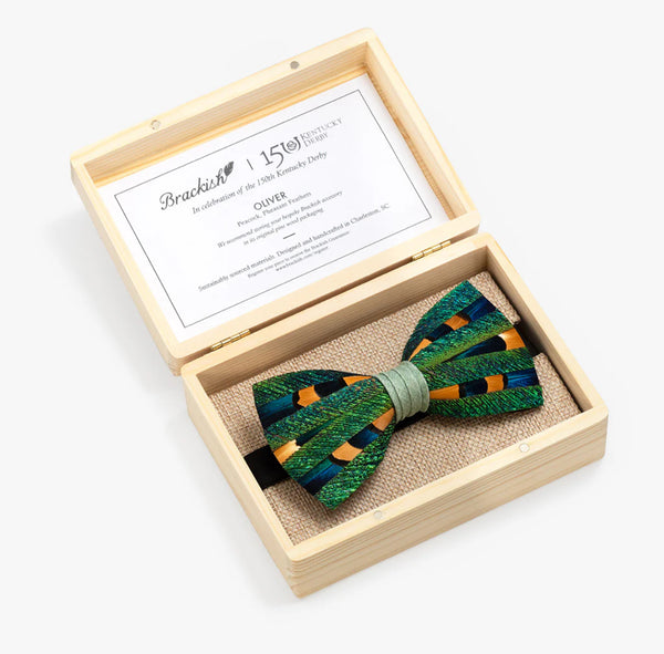 Oliver Feather Bow Tie by Brackish – Logan's of Lexington