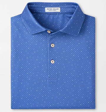 Barrier Performance Jersey Polo in Windsor Blue by Peter Millar