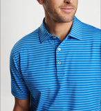 Drum Performance Jersey Polo in Mako Blue by Peter Millar