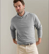 Oasis Pullover Hoodie in Gale Grey by Peter Millar
