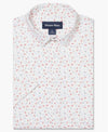 Halyard Short Sleeve Dress Shirt in Red Hot Scattered Dash by Mizzen+Main