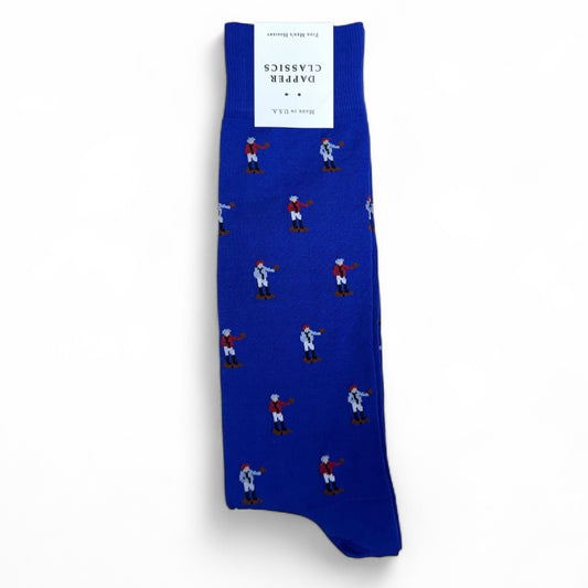 Jockey Mid Calf Socks in Royal Blue by Dapper Classics