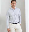 Robertson Performance Twill Sport Shirt in Navy by Peter Millar