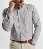 Powell Crown Lite Cotton-Stretch Sport Shirt in British Tan by Peter Millar