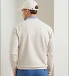Cradle Piqué Performance Crewneck in Almond by Peter Millar