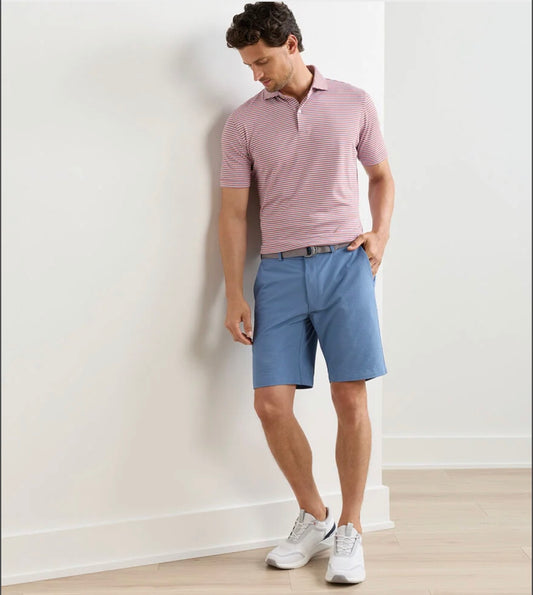 Matlock Seersucker Performance Short in Storm by Peter Millar
