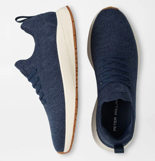 Odeon Sneaker in Navy by Peter Millar