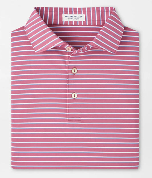 Dunnes Performance Jersey Polo in Rosewood by Peter Millar