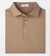 Solid Performance Jersey Polo in Poplar Brown by Peter Millar