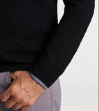 Autumn Crest Quarter-Zip in Black by Peter Millar