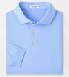 Holden Long Sleeve Performance Jersey Polo in Bluebird by Peter Millar