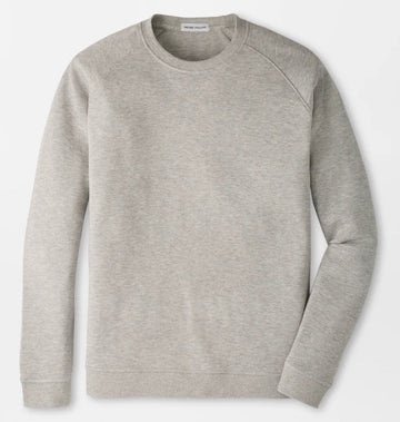Crown Comfort Knit Crew in Light Grey by Peter Millar