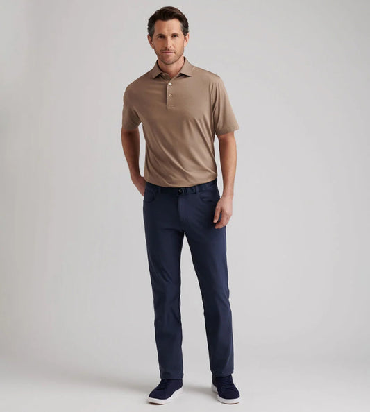 Brevard Performance Flannel Five-Pocket Pant in Navy by Peter Millar
