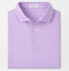 Gingham Performance Jersey Polo in Purple Iris by Peter Millar