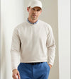 Cradle Piqué Performance Crewneck in Almond by Peter Millar