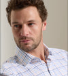 Warren Crown Lite Cotton-Stretch Sport Shirt in Navy by Peter Millar