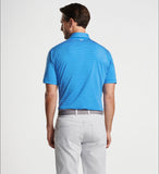 Drum Performance Jersey Polo in Mako Blue by Peter Millar