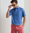 Barrier Performance Jersey Polo in Windsor Blue by Peter Millar