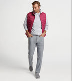 All Course Vest in Pomegranate by Peter Millar