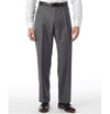Super 120's Gabardine Pleated Manchester Dress Pant in Mid Grey by Ballin