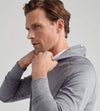 Stealth Performance Hoodie in Oslo Grey by Peter Millar