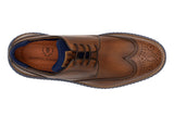 Countryaire Saddle Leather Wingtip in Cigar by Martin Dingman