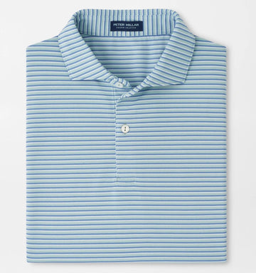 Tempo Performance Mesh Polo in Light Willow by Peter Millar
