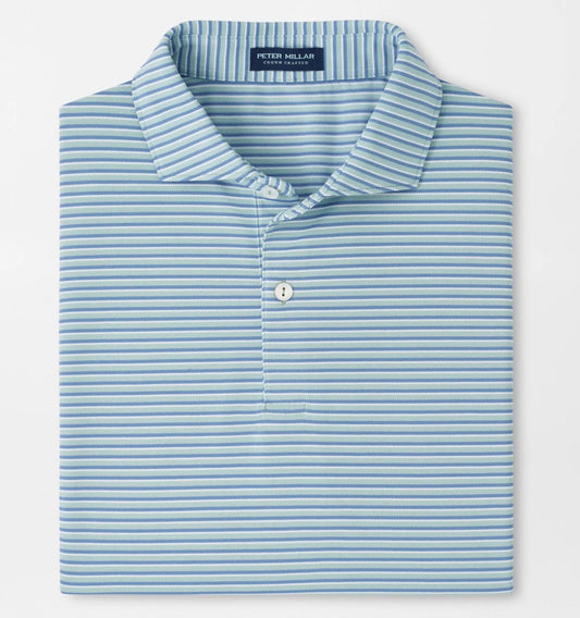 Tempo Performance Mesh Polo in Light Willow by Peter Millar
