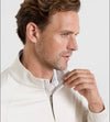 Stealth Stripe Performance Quarter-Zip in Truffle by Peter Millar