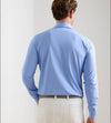 Holden Long Sleeve Performance Jersey Polo in Bluebird by Peter Millar