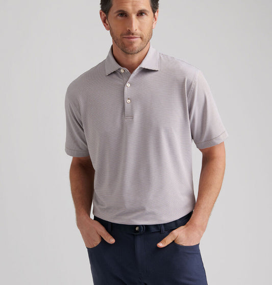 Jubilee Performance Jersey Polo in Poplar Brown by Peter Millar