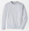 Cradle Piqué Performance Crewneck in British Grey by Peter Millar