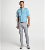 Drum Performance Jersey Polo in Cyan by Peter Millar