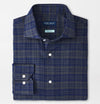 Trentino Italian Flannel Sport Shirt in Navy by Peter Millar