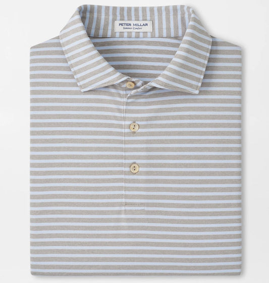 Ashford Performance Jersey Polo in Gale Grey by Peter Millar