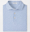 Casino Night Performance Jersey Polo in White by Peter Millar