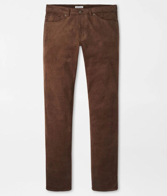 Superior Soft Corduroy Five-Pocket Pant in French Press by Peter Millar