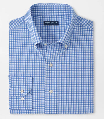 Bienville Performance Poplin Sport Shirt in Dusk Blue by Peter Millar