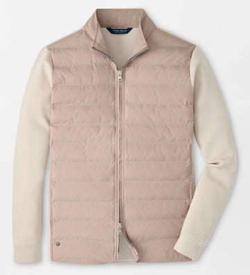 Winsome Hybrid Cardigan in Biscotti by Peter Millar
