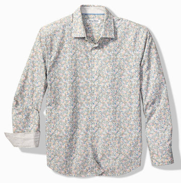 Sarasota Stretch Aveiro Sands IslandZone Shirt in Antique Ivy by Tommy Bahama