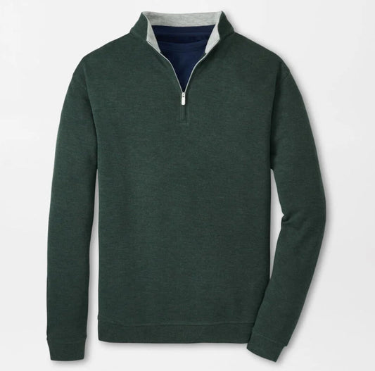 Crown Comfort Pullover in Deep Verdant by Peter Millar